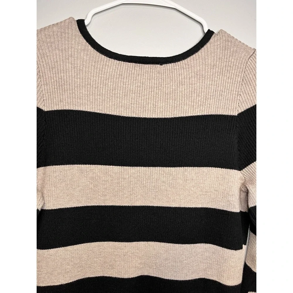 A.BYER Junior Girls Teens Knit Stripe Sweater Dress Sz XL